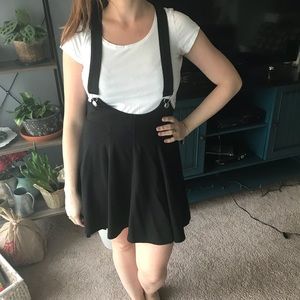 Black Stretch Overall Dress